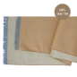 Preview: Scarf Shawl Silk Flannel Camel Beige Uni Colour